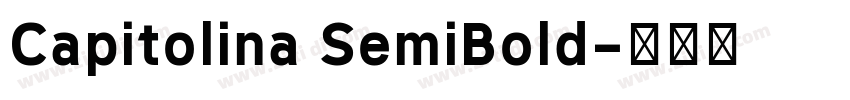 Capitolina SemiBold字体转换 Capitolina SemiBold字体转换